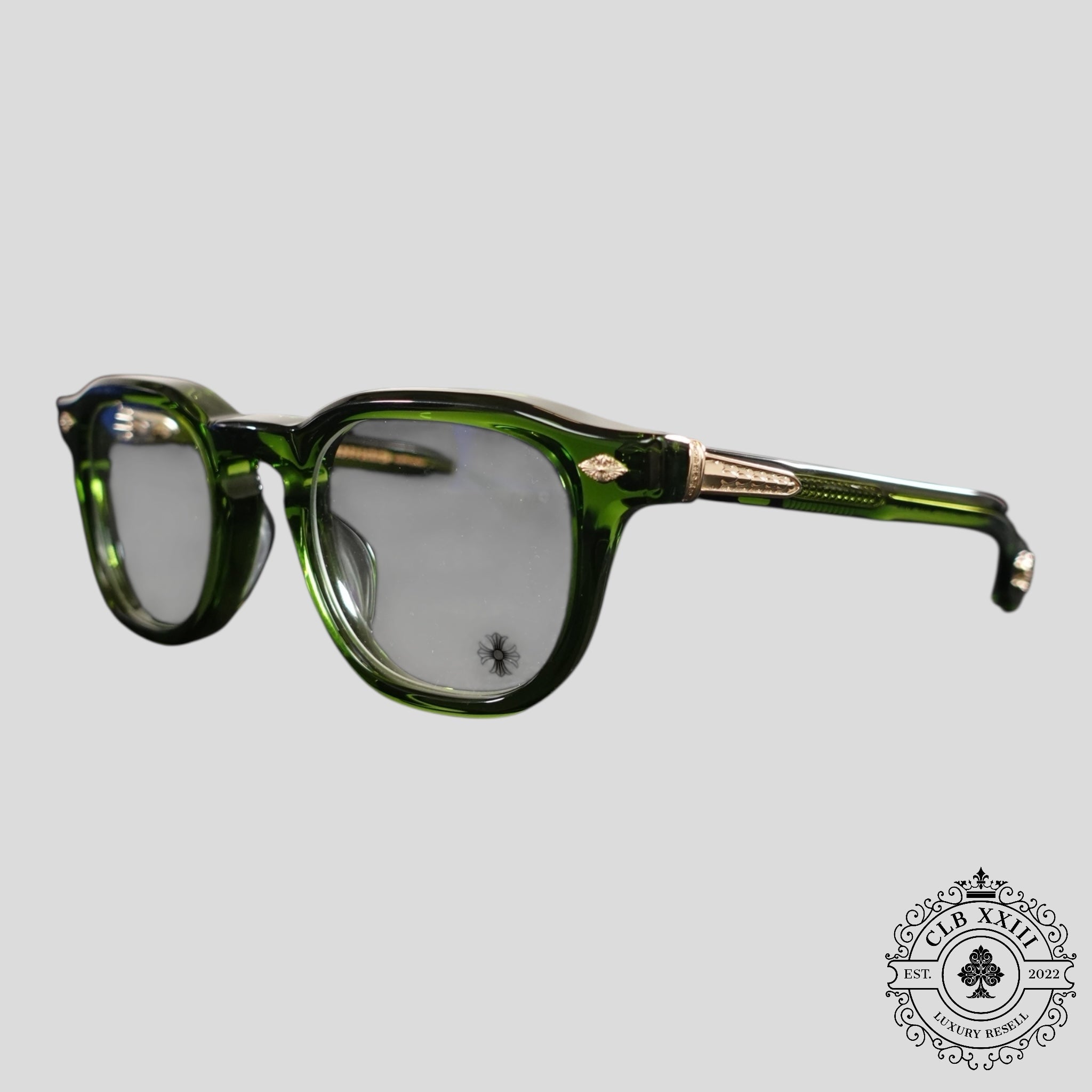 Chrome Hearts Chirp Chirp Glasses in Green