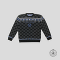 Louis Vuitton LV Fair Isles Damier Pullover Knitwear in Black
