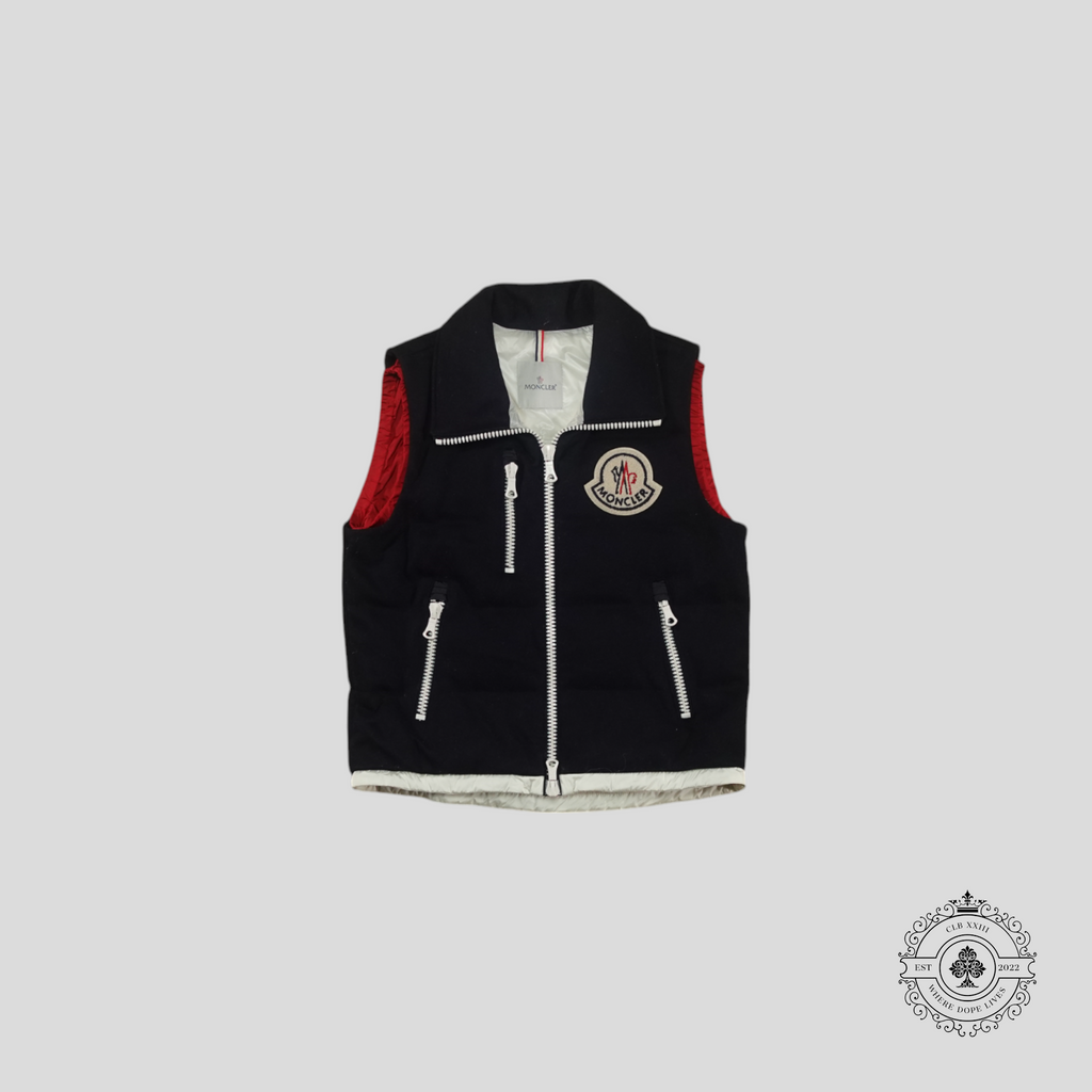 Moncler Bastien Vest in Navy Blue