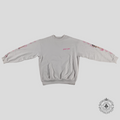 Chrome Hearts Deadly Doll Crewneck in White/Pink