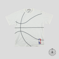 Louis Vuitton X NBA Embroidered Ball T-Shirt in White