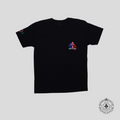 Chrome Hearts Triple Cross Tee in Black/Multicolor