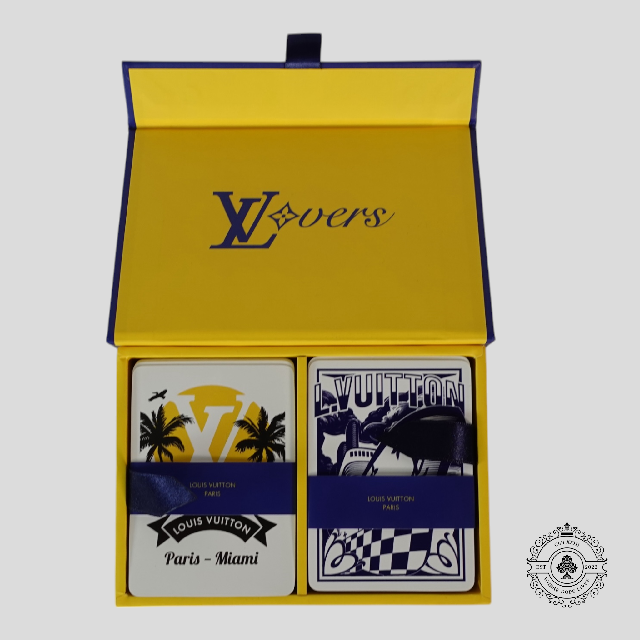 Louis Vuitton Paris To Miami Playing Card Set