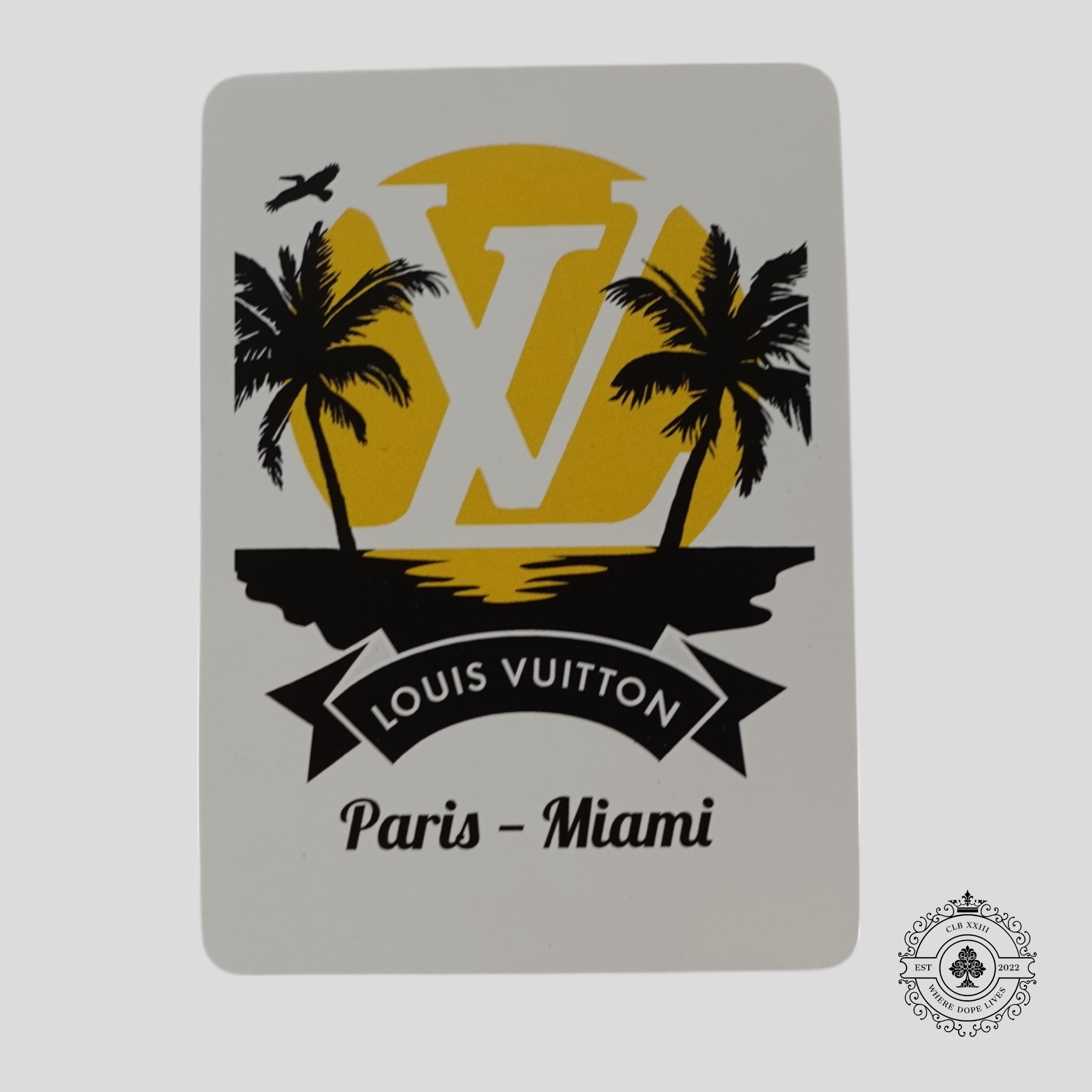 Louis Vuitton Paris To Miami Playing Card Set