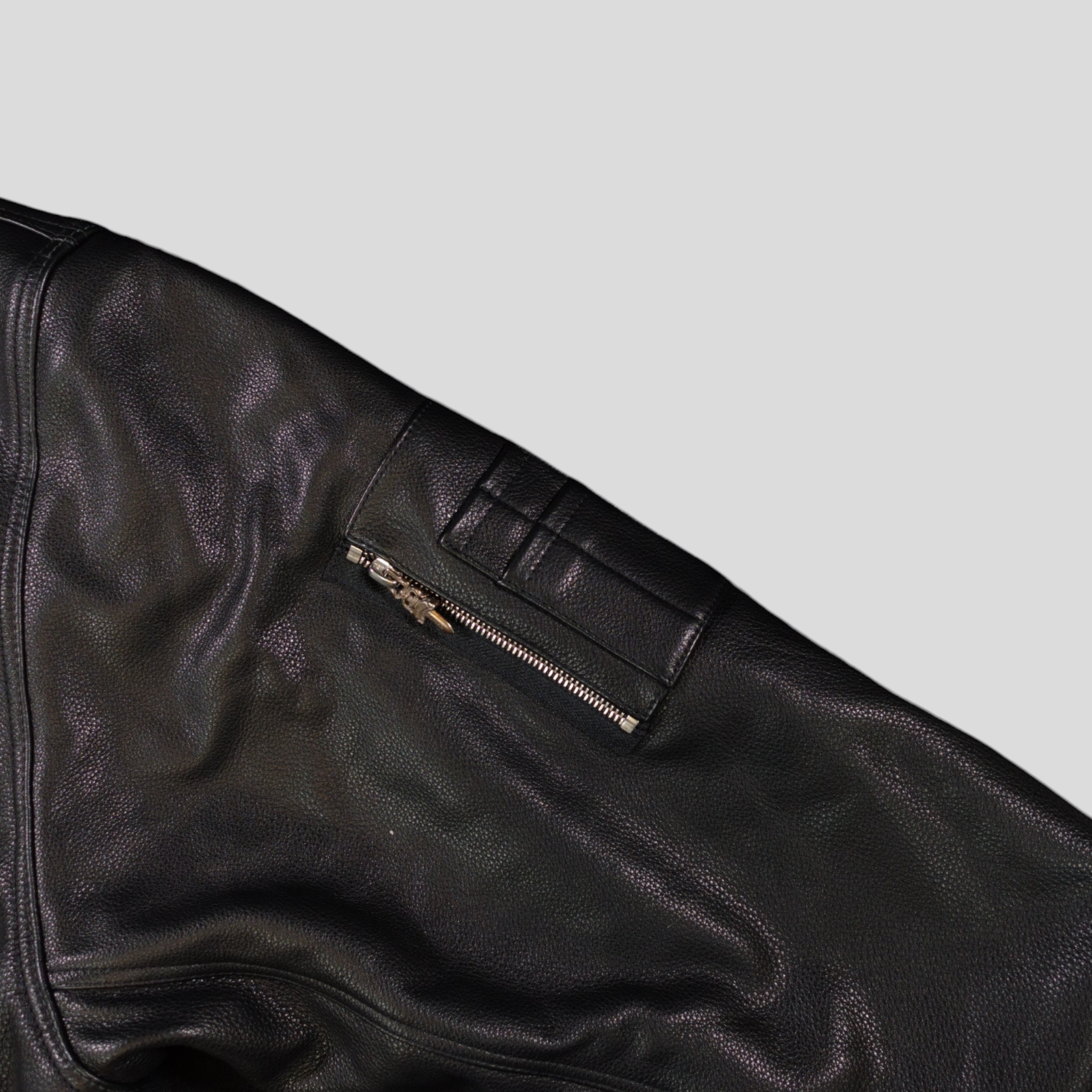Chrome Hearts CH Patch Bomber Jacket in Black