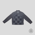 Louis Vuitton Nigo Monogram Jacquard Denim Jacket in Grey
