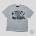 Amiri Records Wolf T-Shirt in White/Black