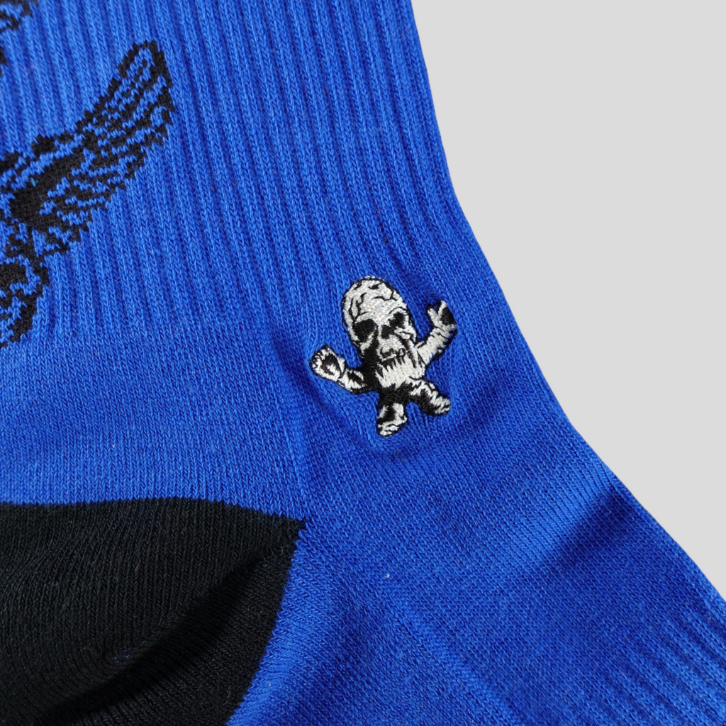 Chrome Hearts Foti Socks in Blue