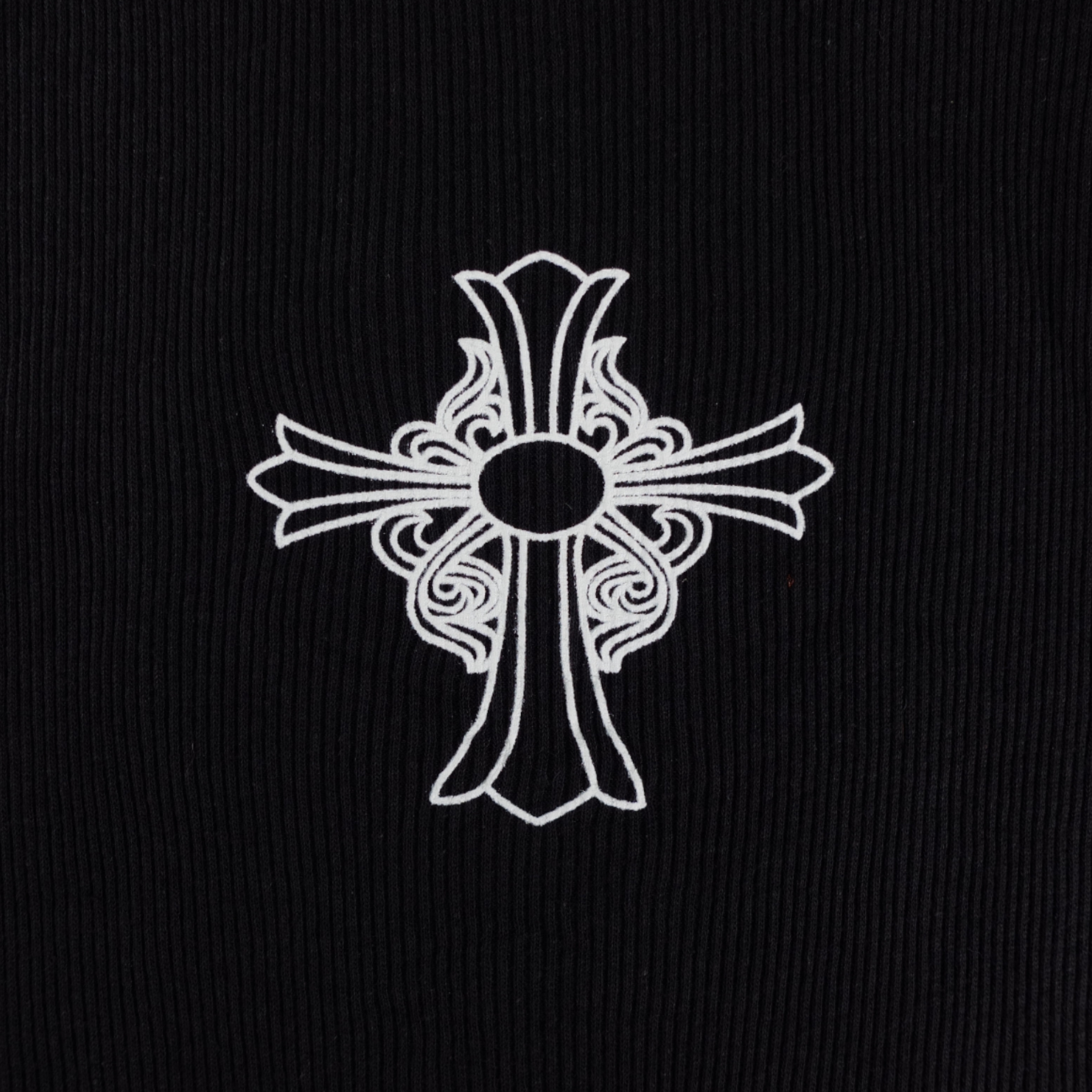 Chrome Hearts Hairy Cross Tank Top in Black