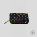 Louis Vuitton x Takashi Murakami Key Pouch in Black