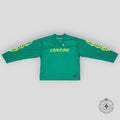 Chrome Hearts Mesh Warm Up Jersey in Green / Yellow