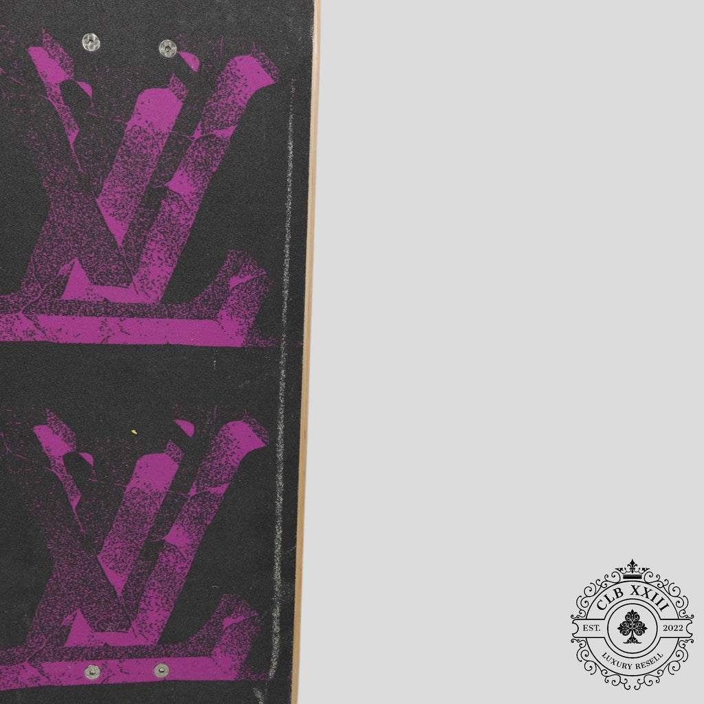 Louis Vuitton Flower Monogram Skateboard