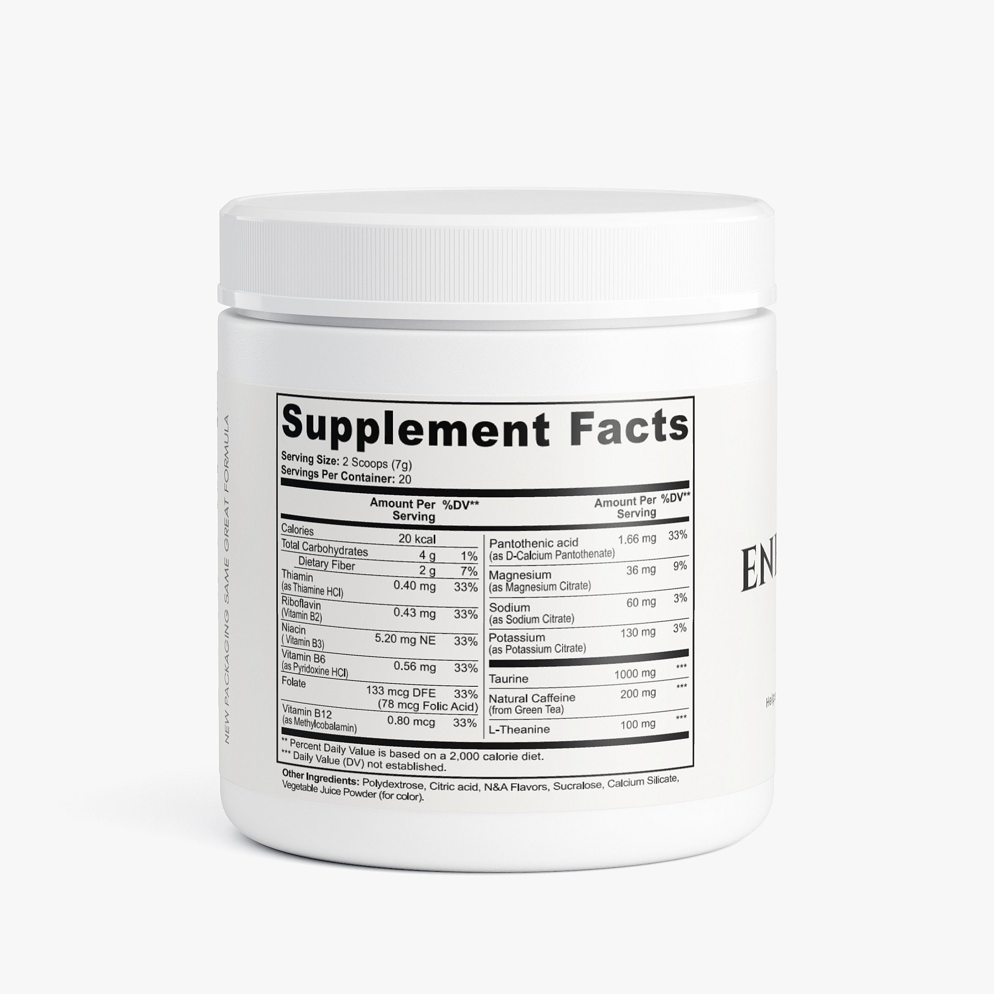 Energy + Focus + Hydration Drink Mix - Cotton Candy