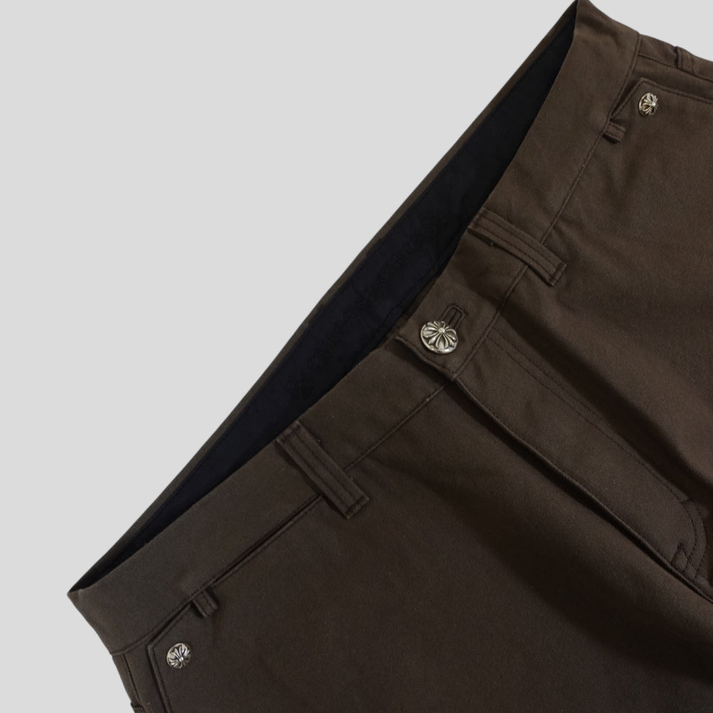 Chrome Hearts Double Knee Carpenter Pants in Brown