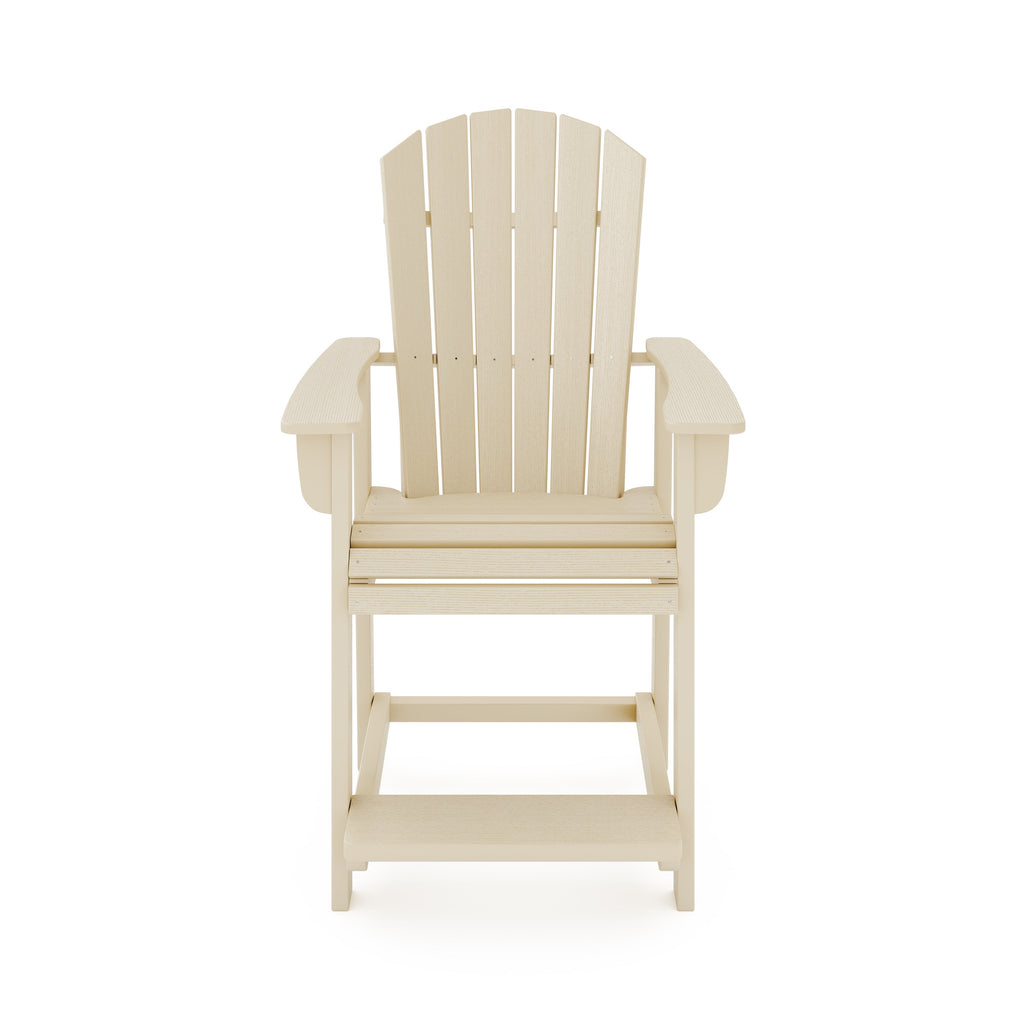 SoPoly St Simons Fan Back Counter Chair (Premium)