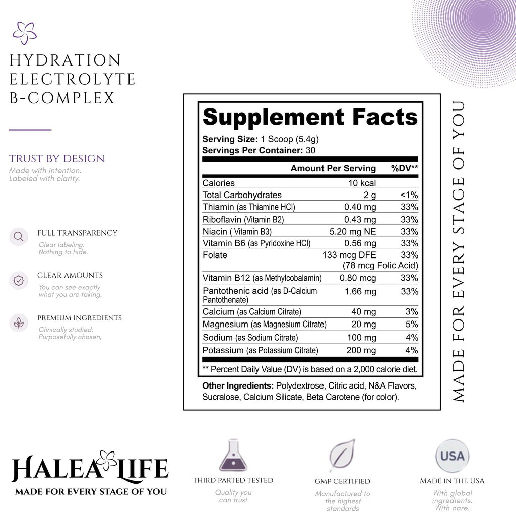 Hydration Electrolyte B-Complex Passion Fruit