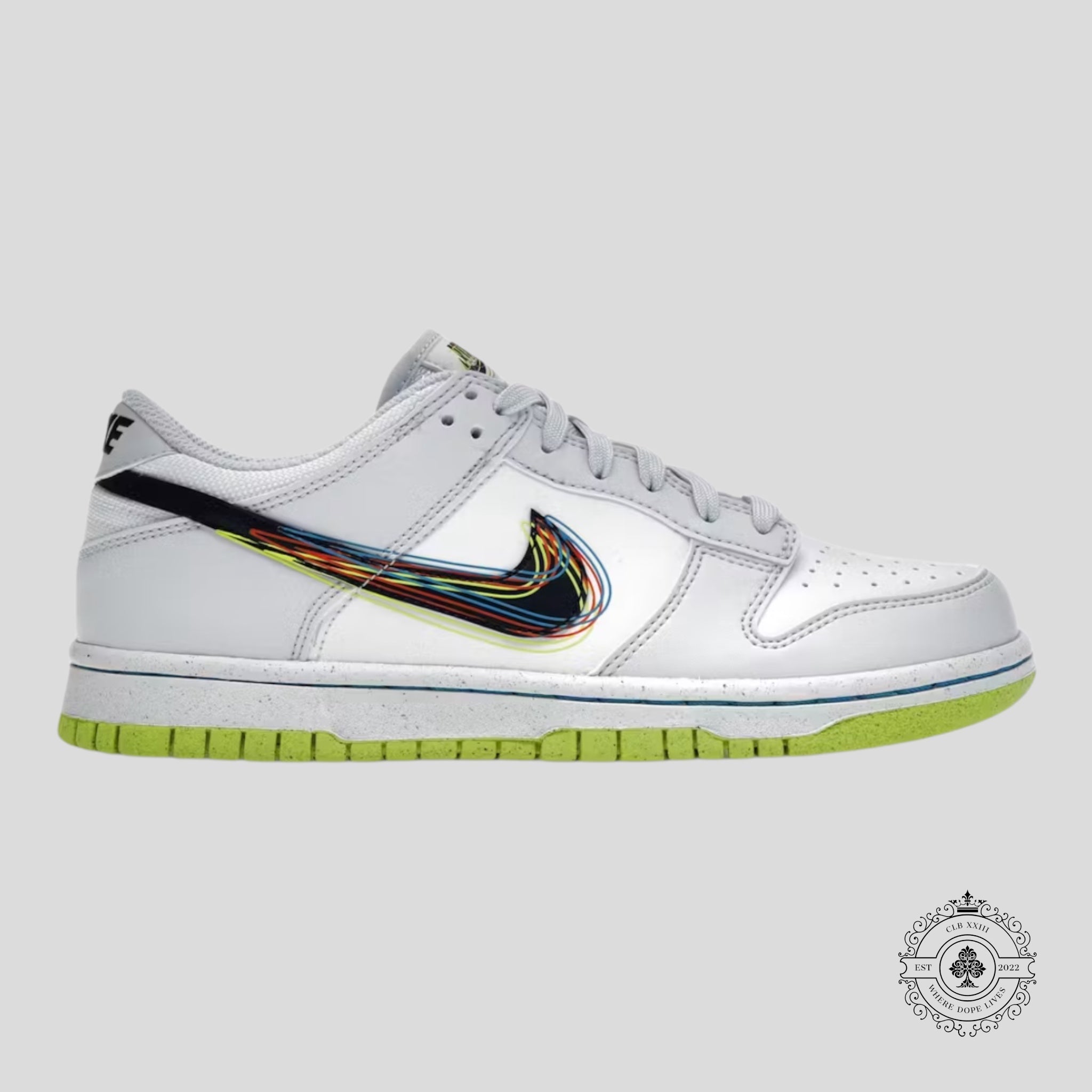 Nike Dunk Low 3D Swoosh Grey (GS)