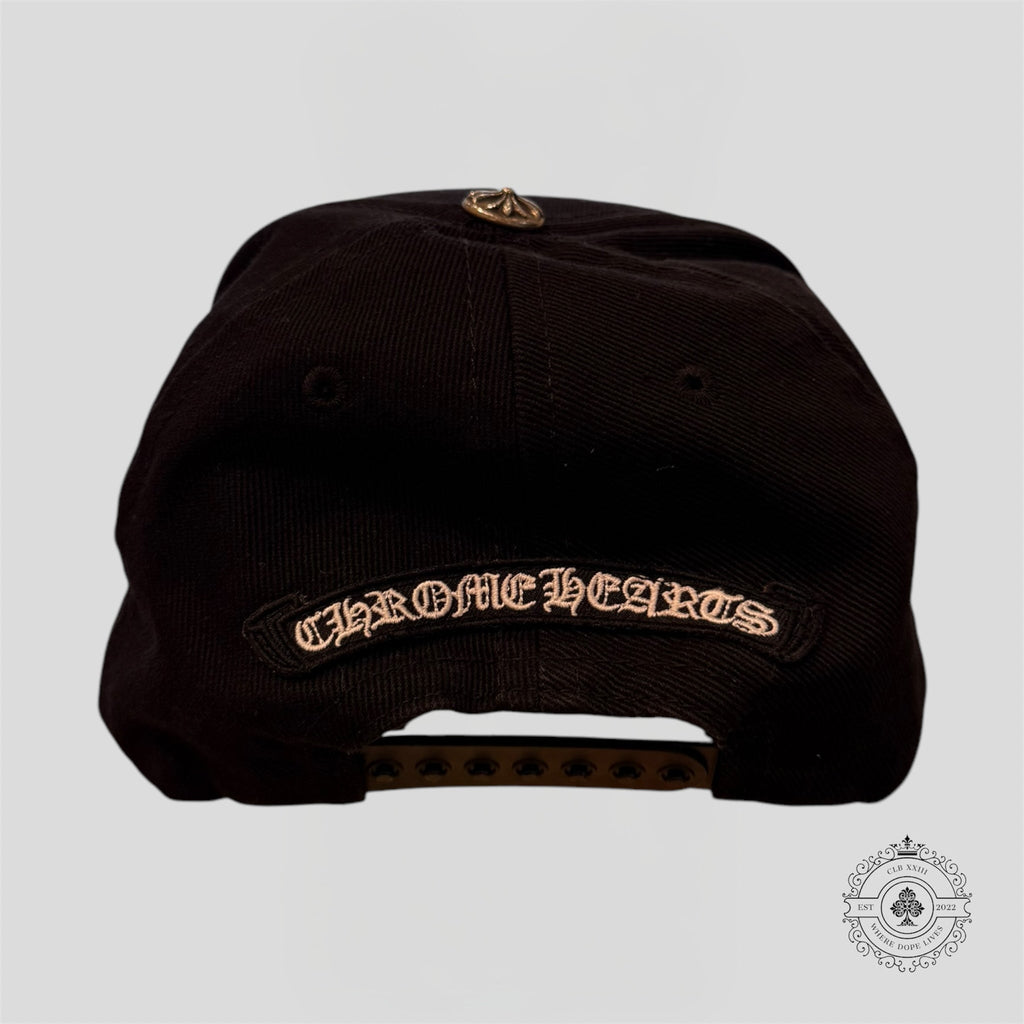 Chrome Hearts Vertical Logo Hat in Black
