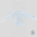 Chrome Hearts Vintage Mini Cross Logo L/S Tee in White