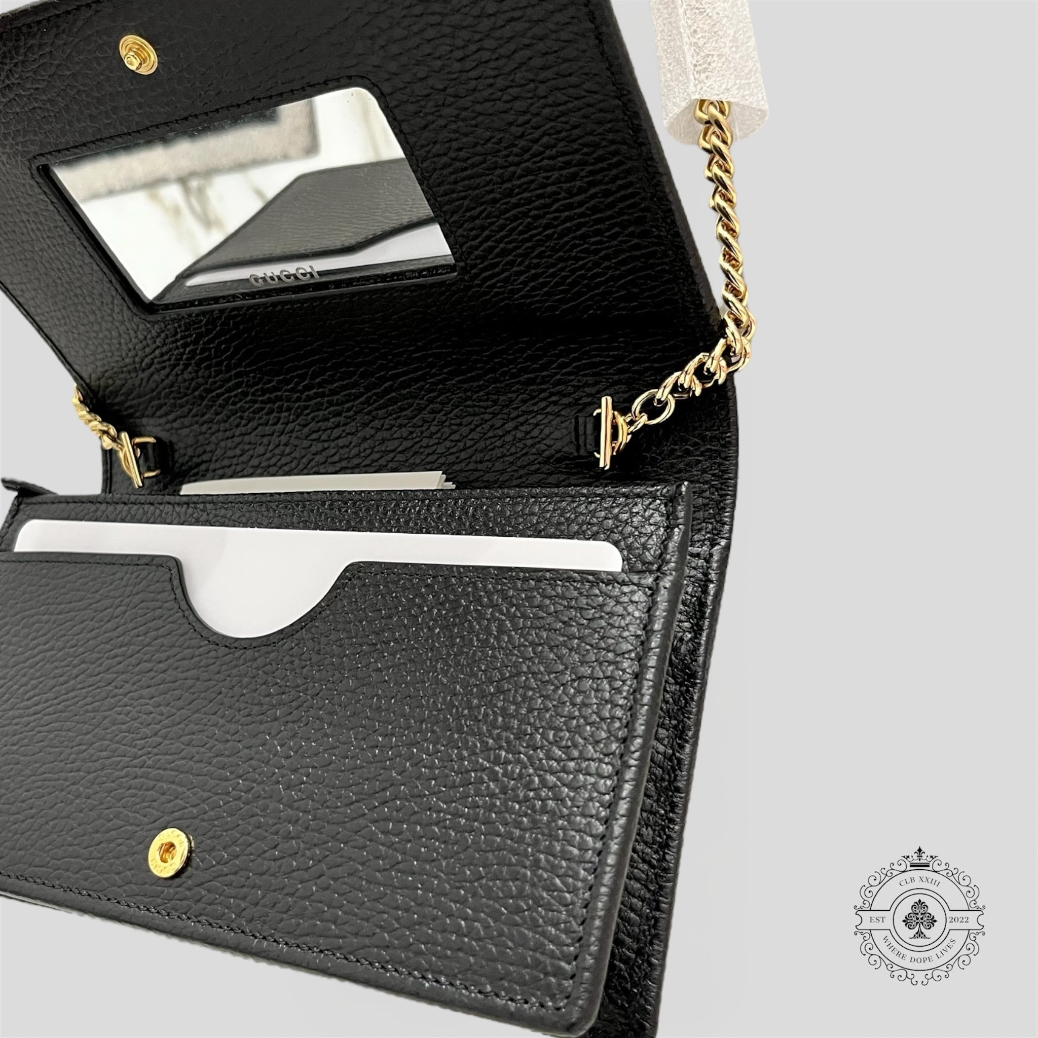 Gucci GG Marmont Wallet in Black