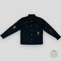 Chrome Hearts Cross Patch Work Dog Shirt in Black