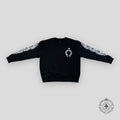 Chrome Hearts Floral Horseshoe Crewneck in Black