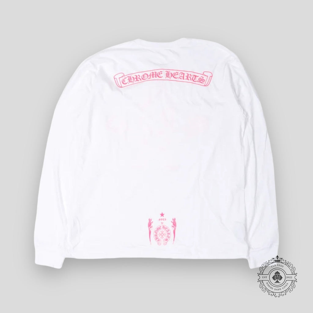 Chrome Hearts Foti Harris Teeter L/S Tee in White