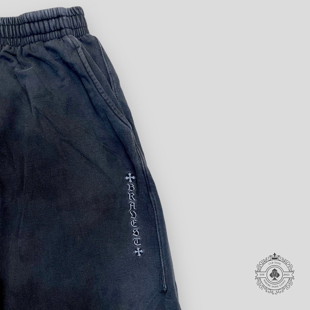 Bravest Studios Baggy Sweatpants in Washed Black