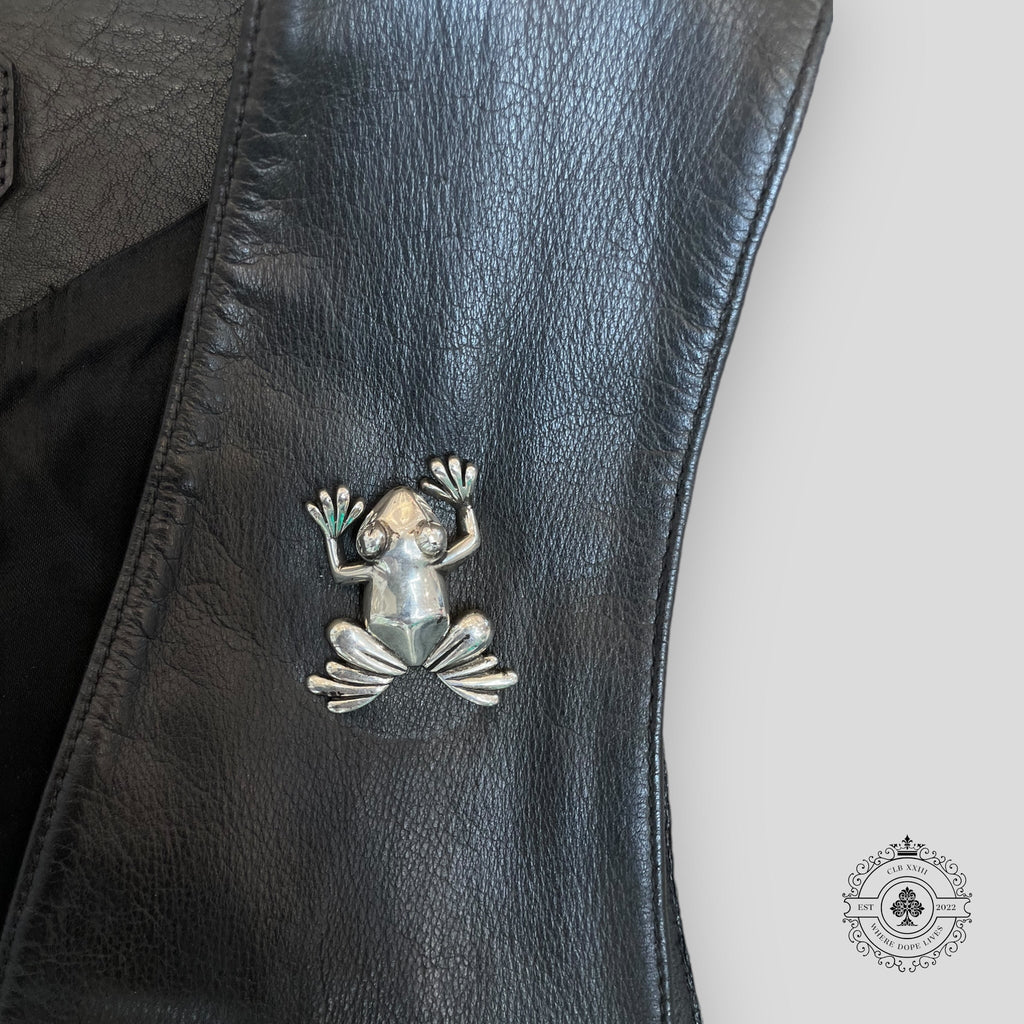 Chrome Hearts Trefoil Leather Vest