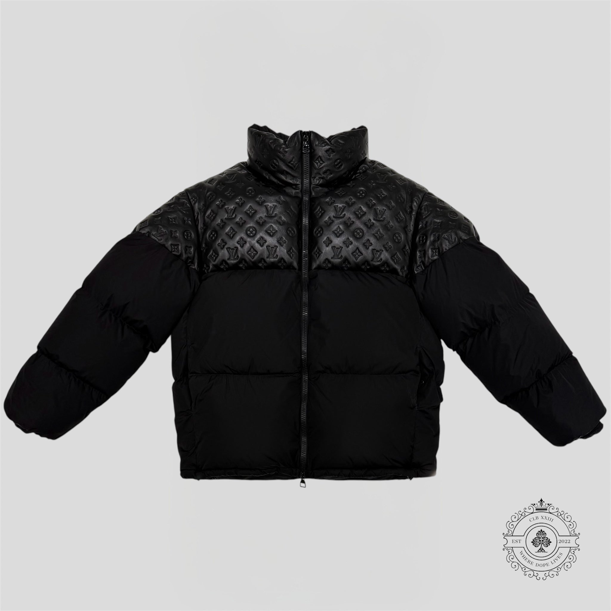 Louis Vuitton Oversized Down Puffer Jacket in Black