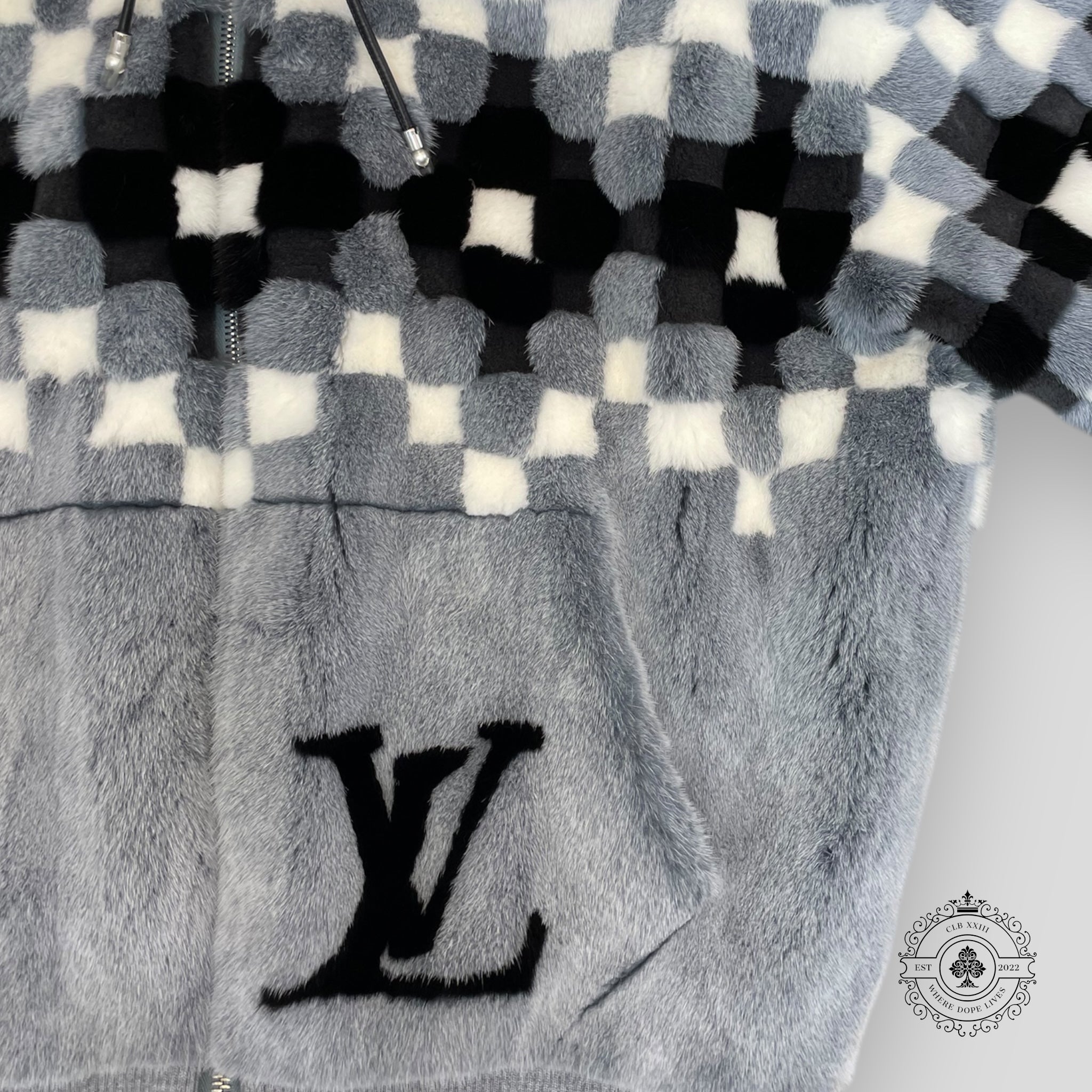 Louis Vuitton Damoflage Mink Fair Isles Blouson