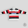 Louis Vuitton Long-Sleeved Leather Intarsia Rugby Polo