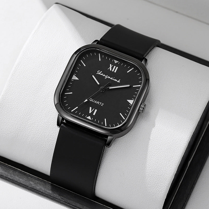 Montre unisexe à quartz carrée