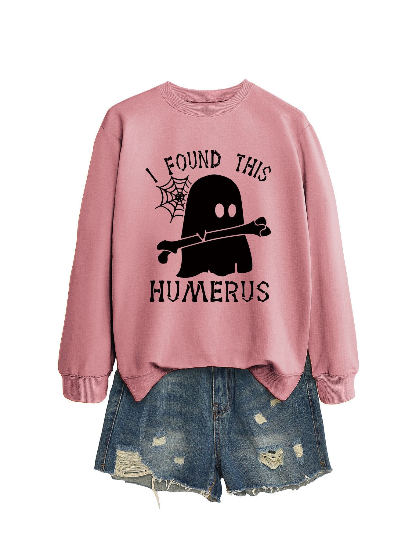 J'AI TROUVÉ CE SWEAT-SHIRT À COL ROND HUMÉRUS