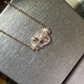 Collier fer à cheval en diamants