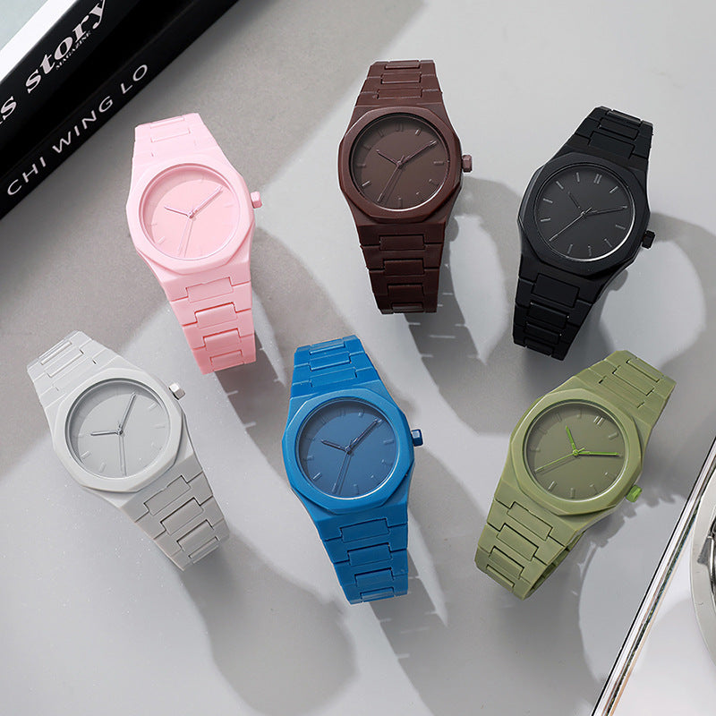 Montres à quartz en plastique pour homme
