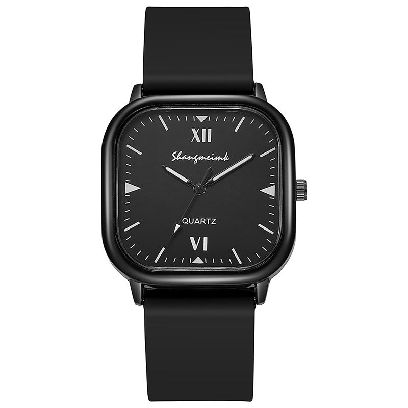 Montre unisexe à quartz carrée