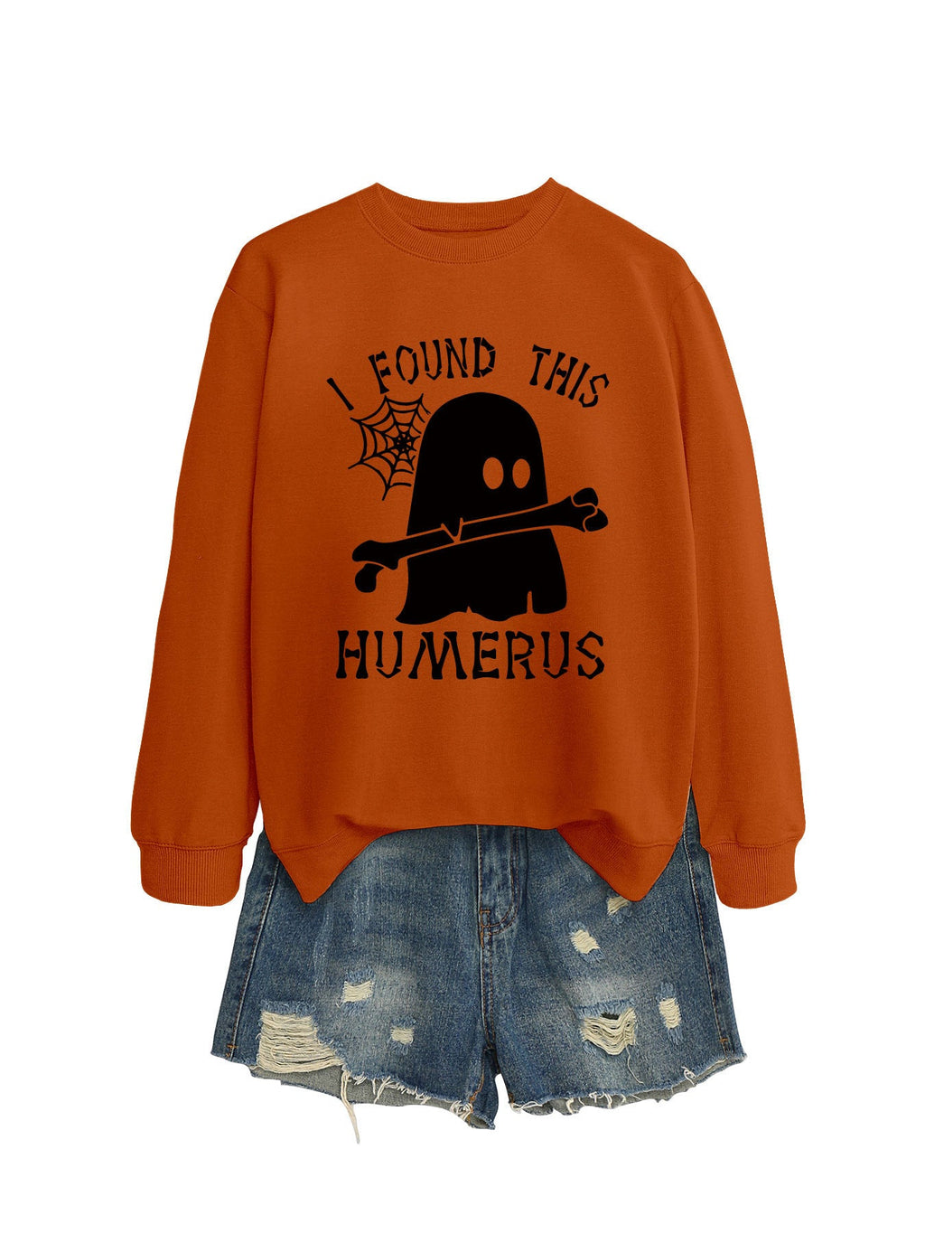 J'AI TROUVÉ CE SWEAT-SHIRT À COL ROND HUMÉRUS