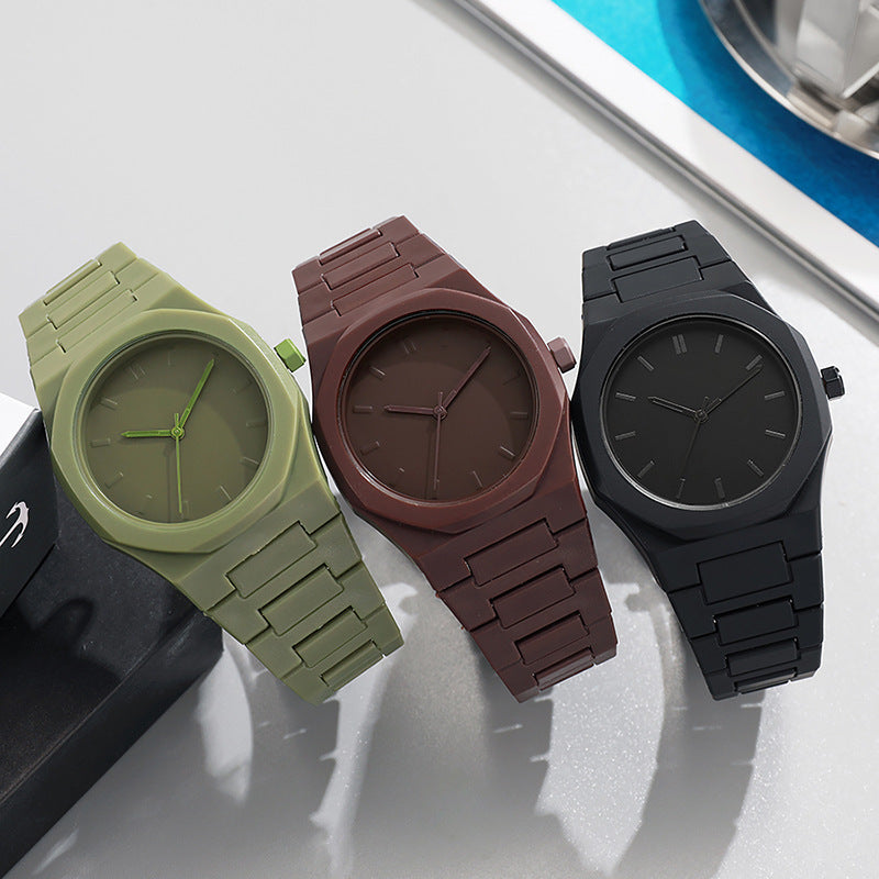 Montres à quartz en plastique pour homme