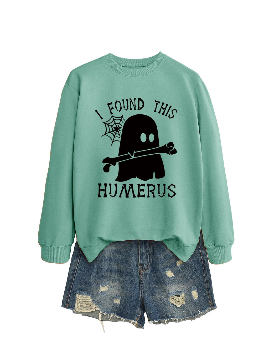 J'AI TROUVÉ CE SWEAT-SHIRT À COL ROND HUMÉRUS