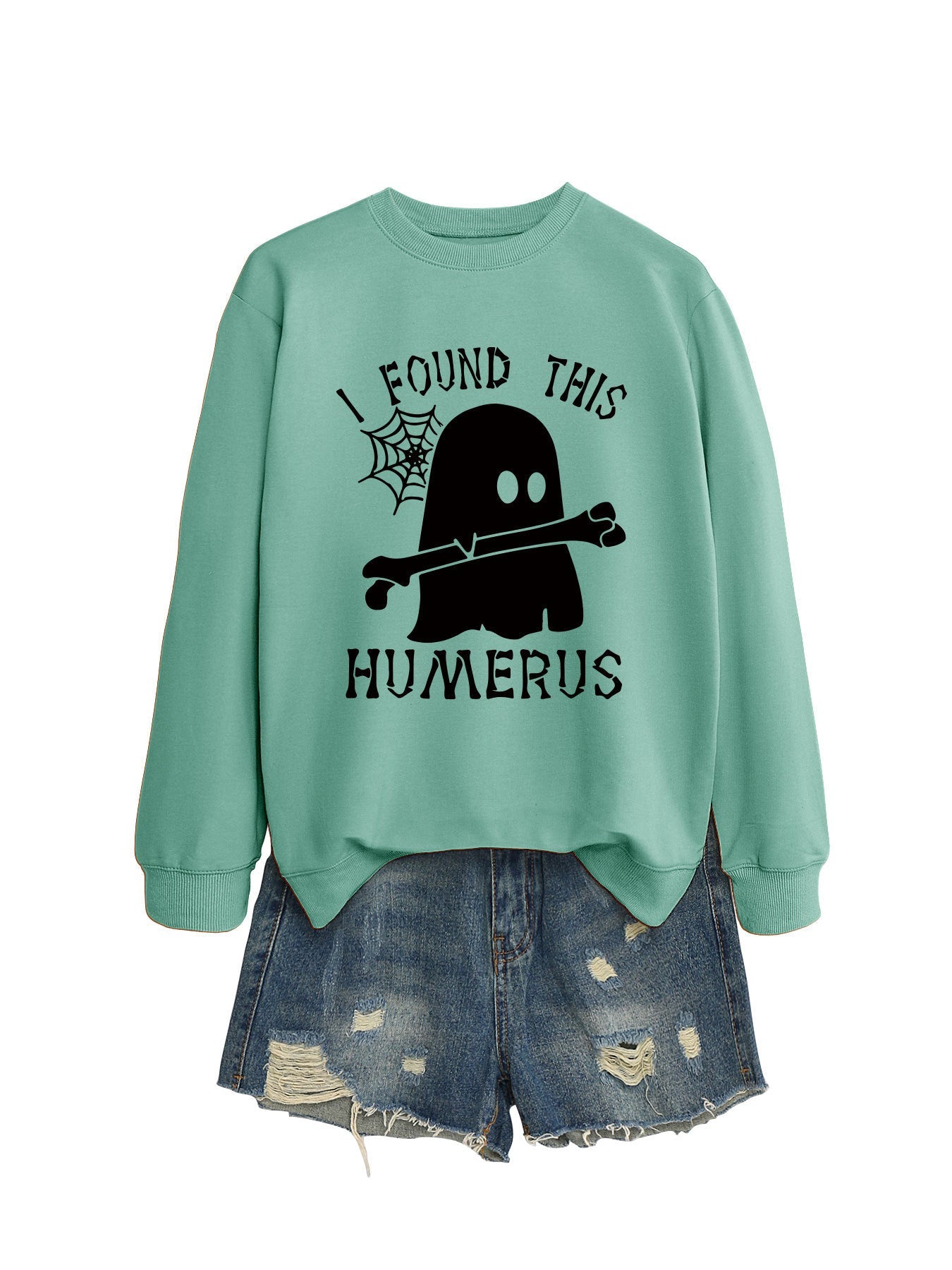 J'AI TROUVÉ CE SWEAT-SHIRT À COL ROND HUMÉRUS