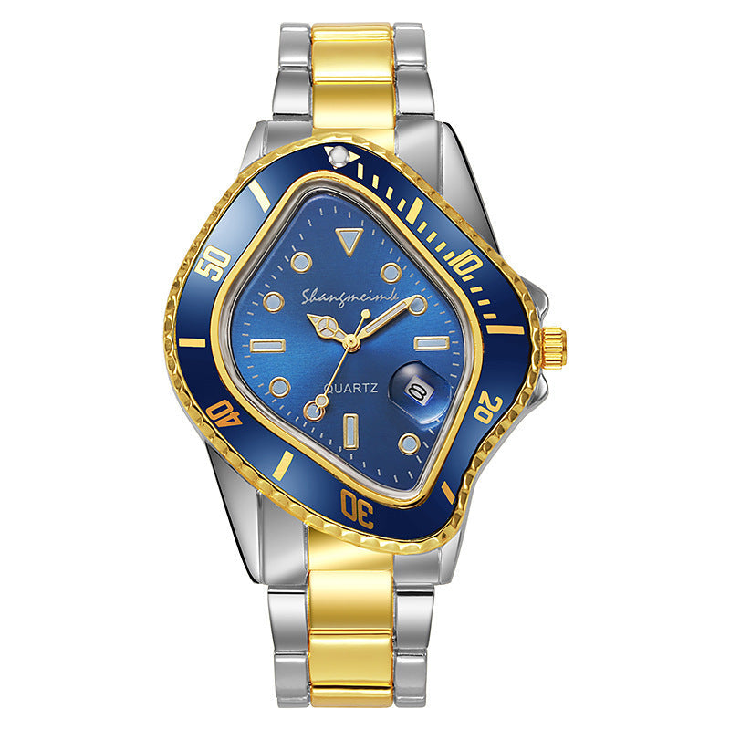 Montre décontractée étanche avec bracelet en acier allié Twisted Submariner Set