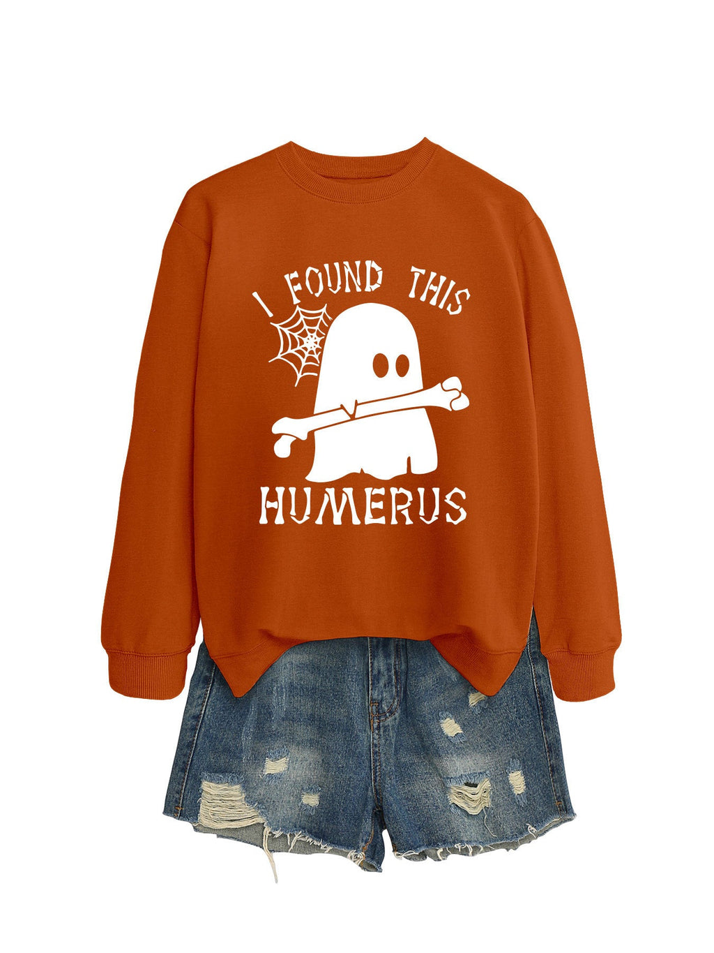 J'AI TROUVÉ CE SWEAT-SHIRT À COL ROND HUMÉRUS