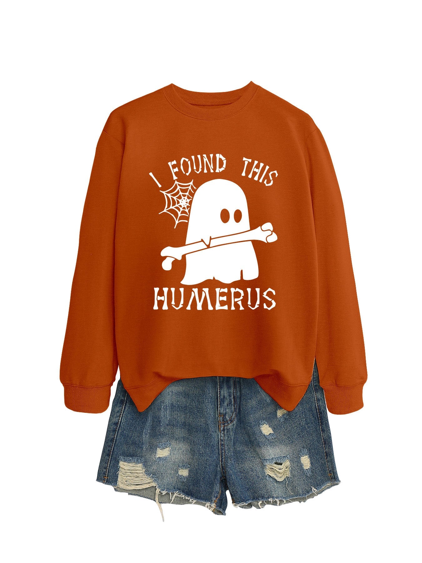 J'AI TROUVÉ CE SWEAT-SHIRT À COL ROND HUMÉRUS