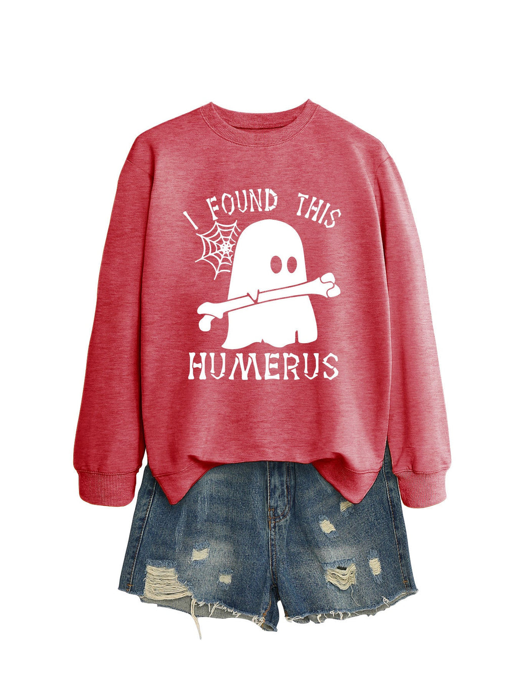 J'AI TROUVÉ CE SWEAT-SHIRT À COL ROND HUMÉRUS