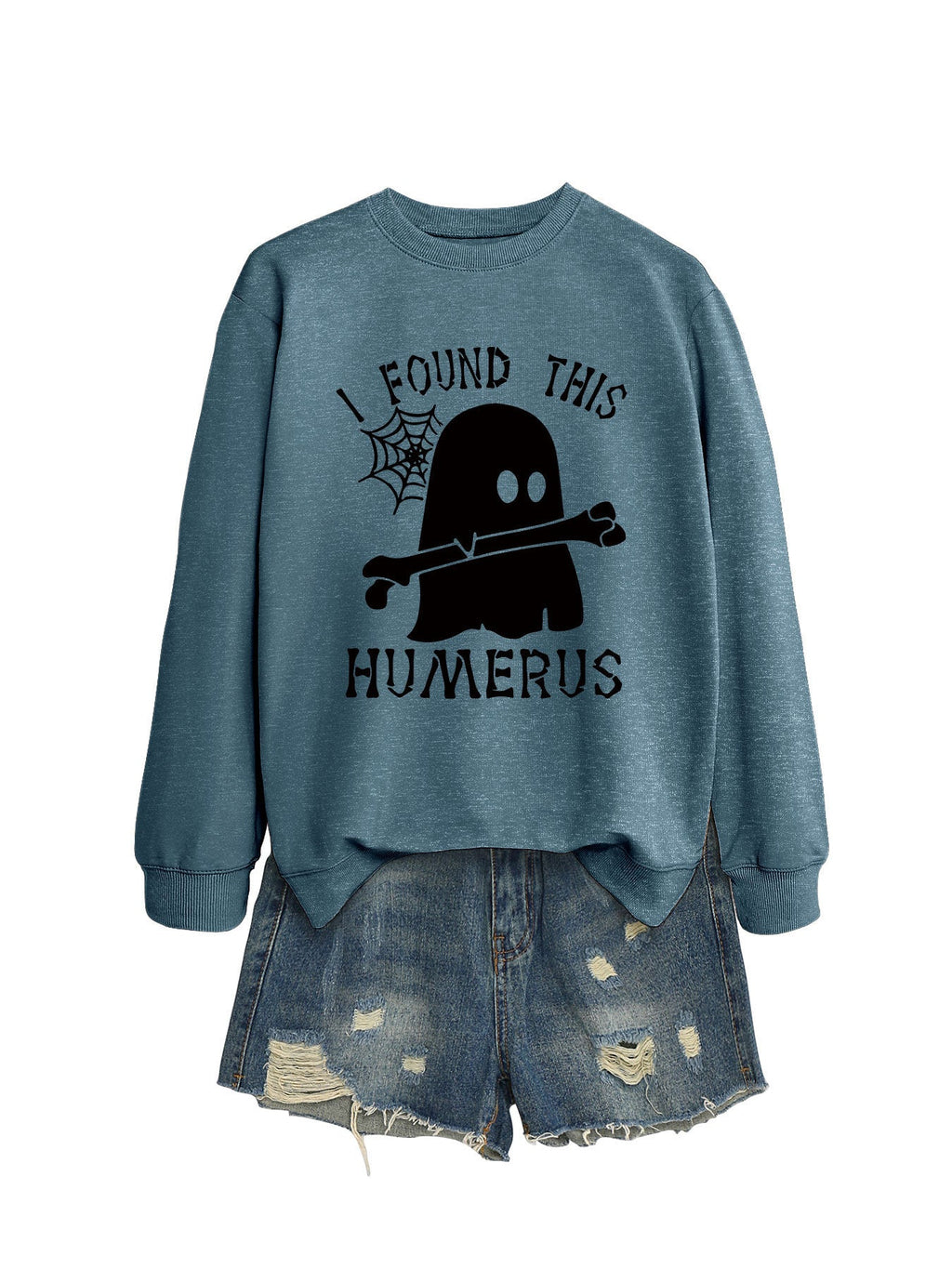 J'AI TROUVÉ CE SWEAT-SHIRT À COL ROND HUMÉRUS