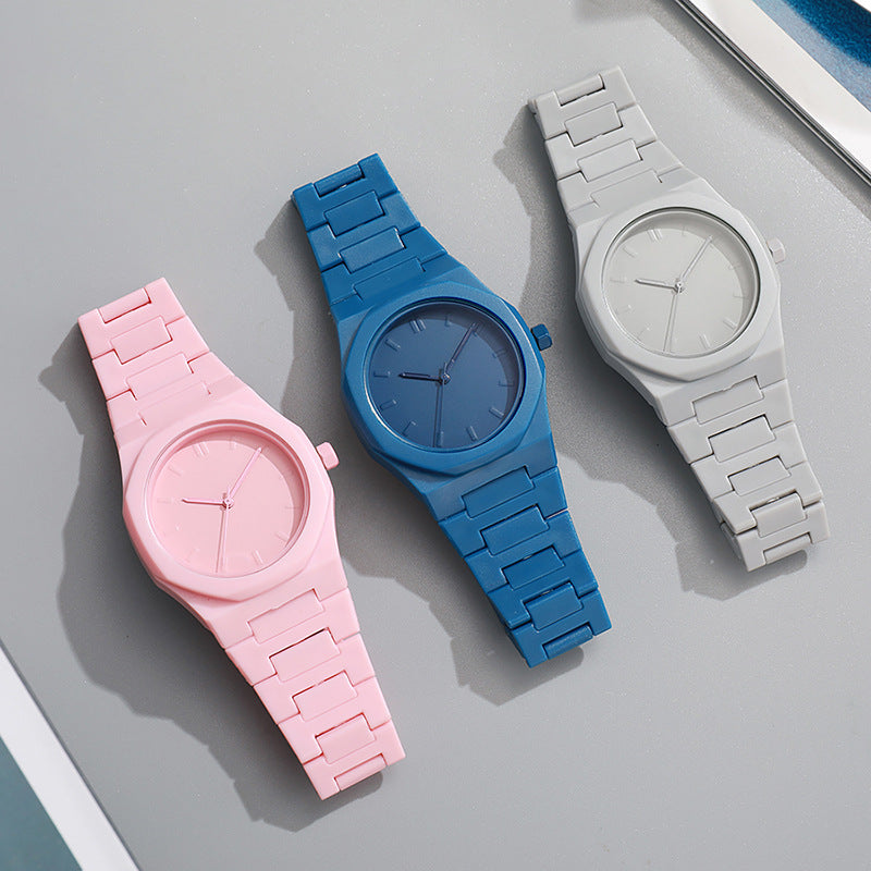 Montres à quartz en plastique pour homme