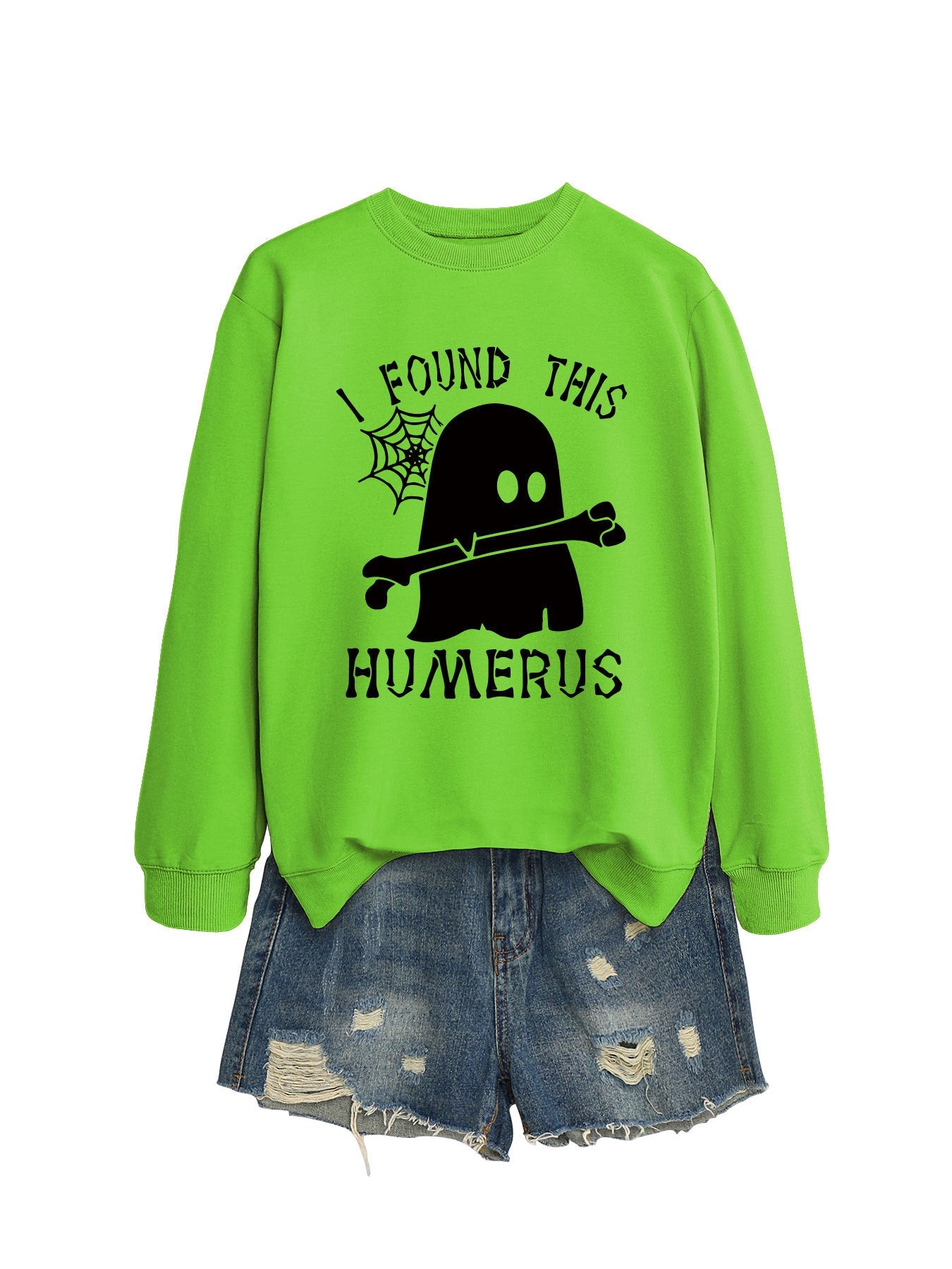 J'AI TROUVÉ CE SWEAT-SHIRT À COL ROND HUMÉRUS
