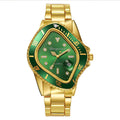 Montre décontractée étanche avec bracelet en acier allié Twisted Submariner Set