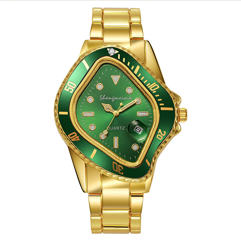 Montre décontractée étanche avec bracelet en acier allié Twisted Submariner Set